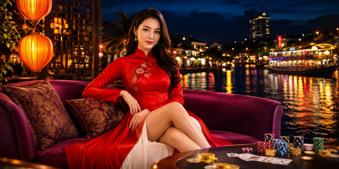 Trò chơi bài Casino tại Sài Gòn với phong cách áo dài